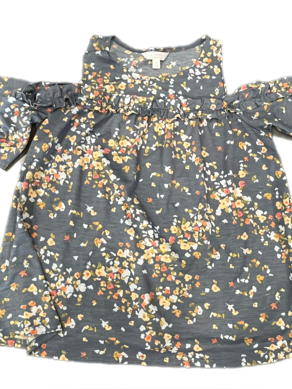 LC Lauren Conrad small cold shoulder blouse